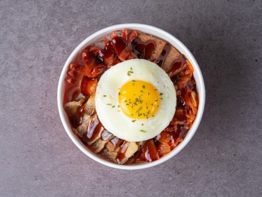 직화삼겹 컵밥