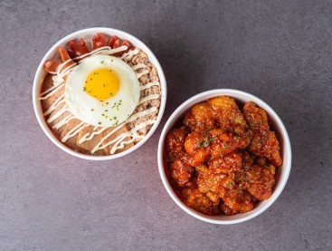 양념 컵닭